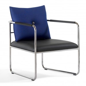 MORRIS JR Easy Chair - Chrome
