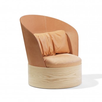 B25 Easy Chair - Leather back
