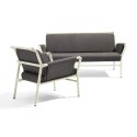 SUPERLINK Sofa - Black or white steel