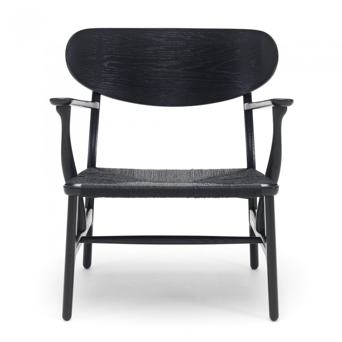 LOUNGE chair CH22 - Black Oak - BLack