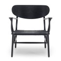 LOUNGE chair CH22 - Black Oak - BLack
