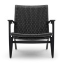LOUNGE chair CH25 - Black Oak - BLack