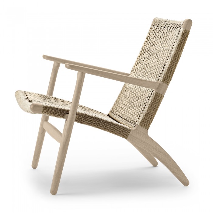 LOUNGE chair CH25 - Oak soap - Natural