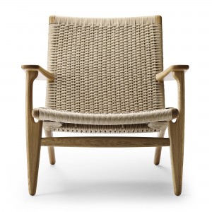 LOUNGE chair CH25 - Oak oil - Natural