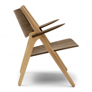 LOUNGE chair CH28 - Walnut oil - Natural