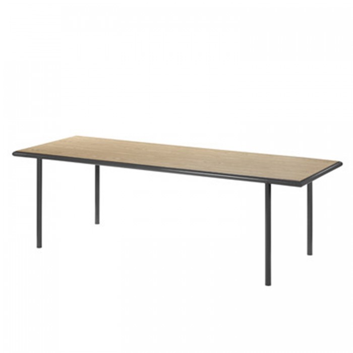 Table rectangulaire WOODEN - Noir - 300 cm