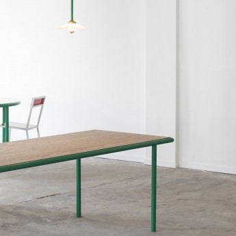 WOODEN rectangular table - Vert - 240 cm