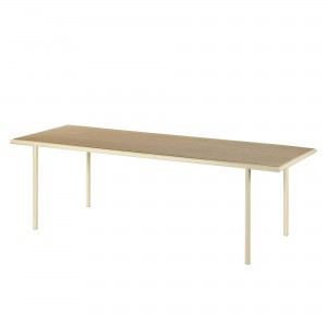 WOODEN rectangular table - Ivory- 240 cm
