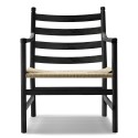 LOUNGE chair CH44 - Black oak - Natural