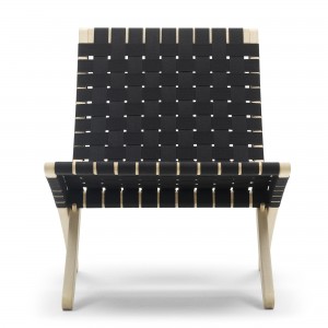 CUBA Chair -  Oak - Black cotton