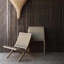 CUBA Chair - Oak - papercord