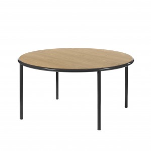 Table oval WOODEN - Noir