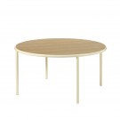 WOODEN Round table - Ivoire