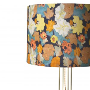 fDORIS foor lamp - Floral pattern