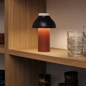 PC portable lamp - dusty red