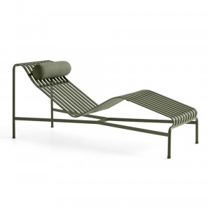 Chaise longue PALISSADE olive