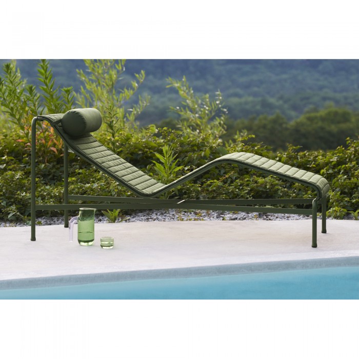 PALISSADE Chaise longue olive