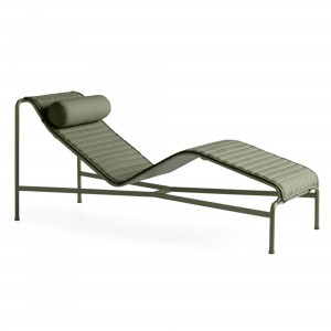 Chaise longue PALISSADE olive