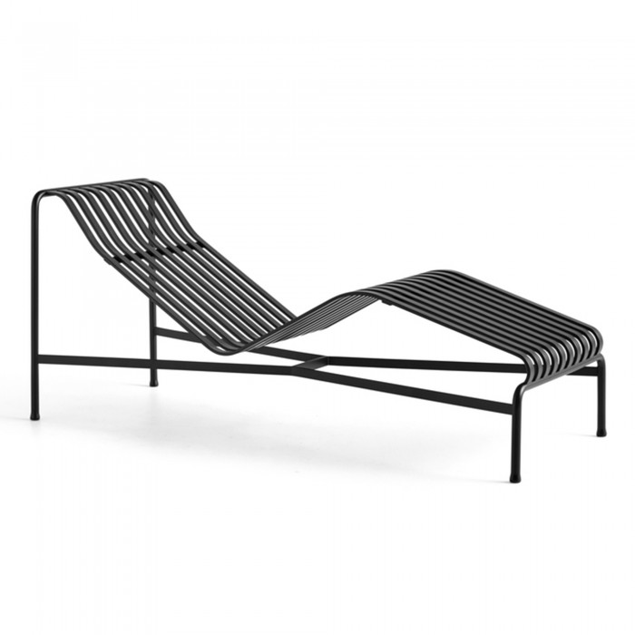 Chaise longue PALISSADE anthracite