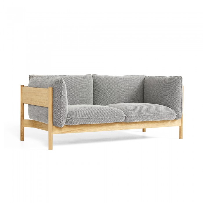 ARBOUR 2 seaters sofa - DOT 1682 02 Bianco Nero