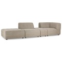 Module sofa VINT taupe - Ottoman