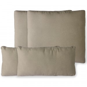 Outdoor lounge sofa cushion set - Brown