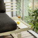 Outdoor LOUNGE sofa tray - Charcoal