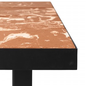 FLOD Tiles Coffee Table - Terracotta/Black