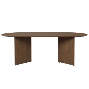 Table MINGLE - Ovale - Noyer