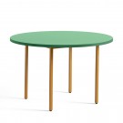 TWO COLOUR round table - yellow and green mint