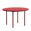 Table TWO COLOUR ronde - rouge et rouge