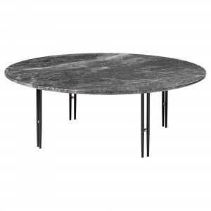 IOI coffee table Ø100 - Black matt base