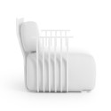 Fauteuil GRILL uni accoudoirs