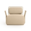 GRILL lounge chair plain with armrests