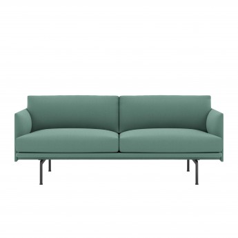 OUTLINE 2 seaters sofa - green