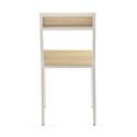 ALU chair with and wood