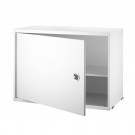 Caisson swing door blanc - Système STRING