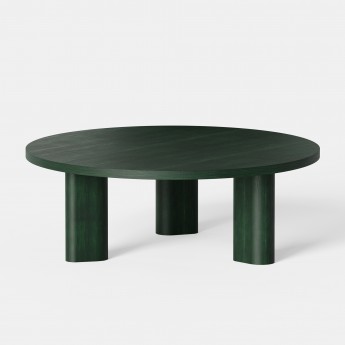 Galta round Coffee table - Green Oak