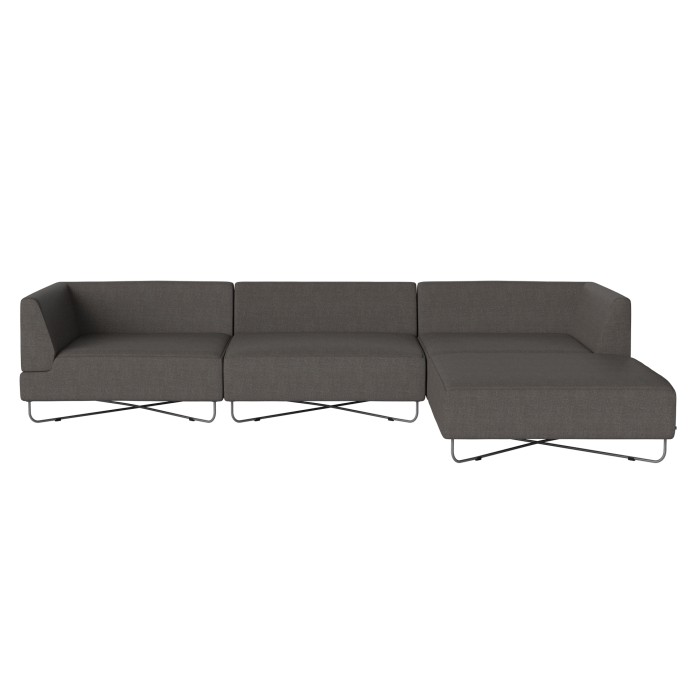 ORLANDO 3 seaters with chaise longue sofa
