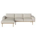 ELTON 3 seaters sofa with chaise longue