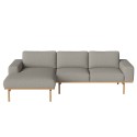 ELTON 3 seaters sofa with chaise longue