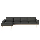 ELTON 4 seaters sofa with chaise longue