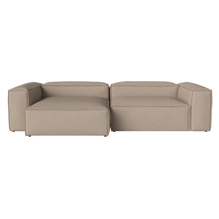 COSIMA sofa 2 seats with chaise longue