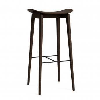 NY11 bar stool - dark smokedl oak