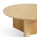 Table SLIT ronde - chêne XL