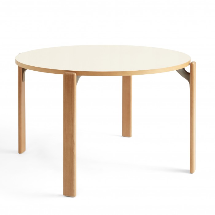 Table REY - ivory and golden beech