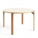 REY table -  ivory and golden beech