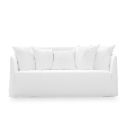 GHOST 10 sofa White linen