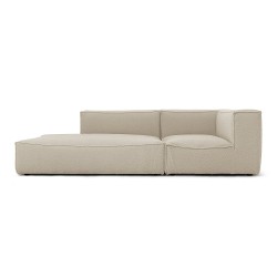 CATENA Sofa with right angle - Wool boucle
