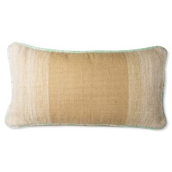 Hand Woven Wool Cushion - CAMEL